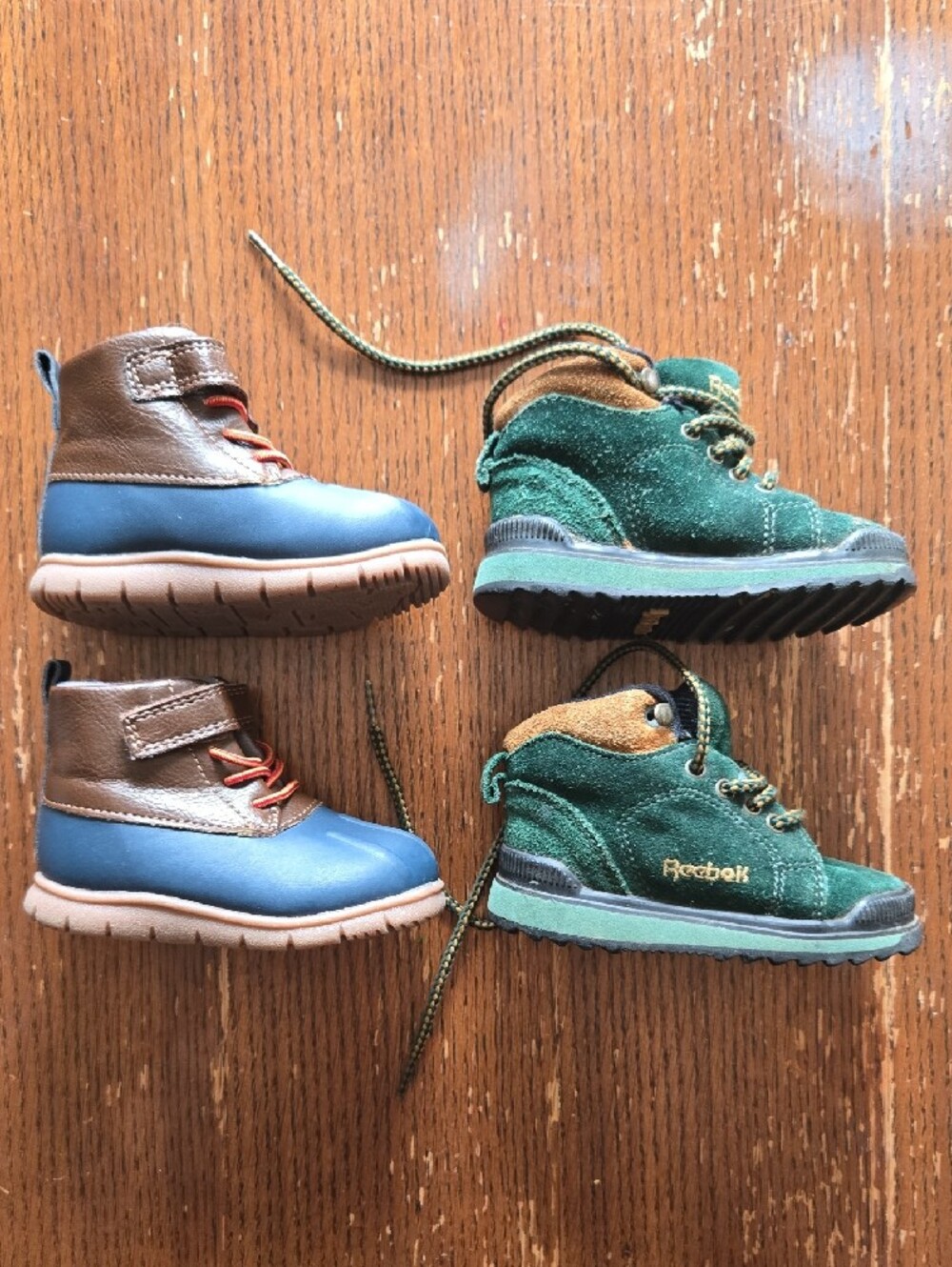 Reebok Kids + Carter's Boots Bundle - SZ 4